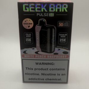 GEEK BAR White Peach Raspberry