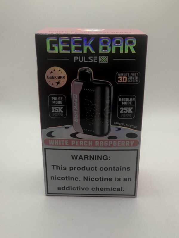 GEEK BAR White Peach Raspberry